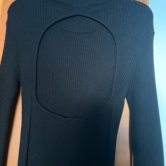 ZARA Knit Backlesss Turtlneck Maxi Dress - Picture 4 of 4